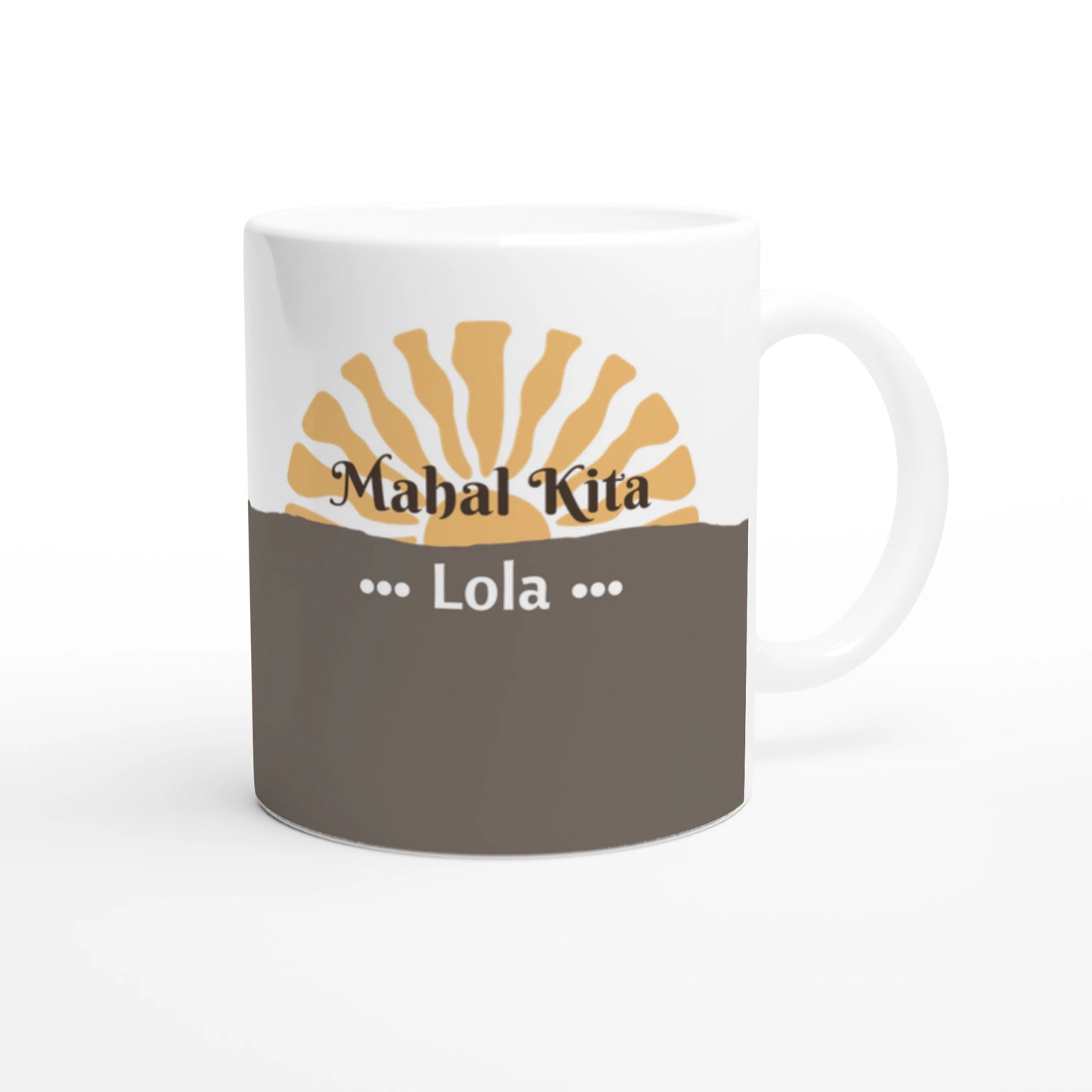 Mahal Kita, Lola Mug | Filipino Grandma Gift | Filipino Tagalog Coffee Cup