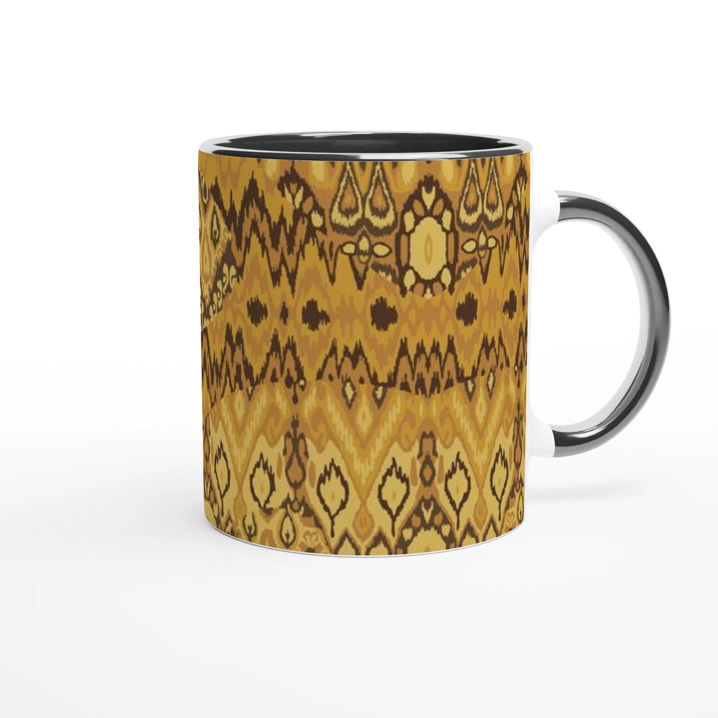 Harvest Gold Coffee Cup | Filipino Woven Heritage Mug