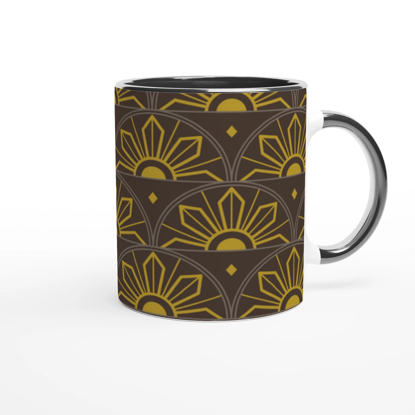Rising Sun Filipino Coffee Cup | Midnight Heritage Mug
