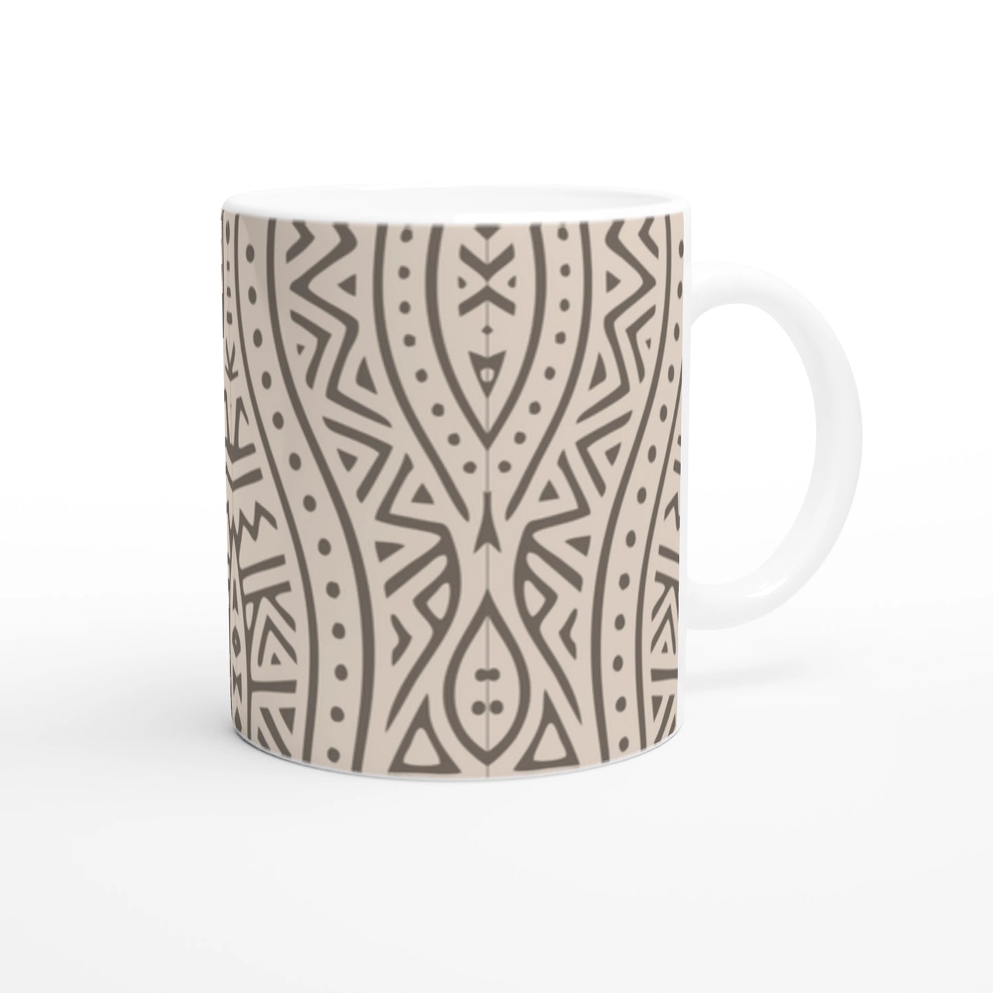 Echoes of Home Heritage Mug | Stone Igbo Pattern Coffee Cup